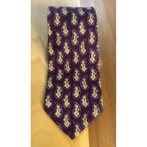Christian Dior Men’s Neck Tie. Silk. 57 Inch. Canada. Geometric Print.